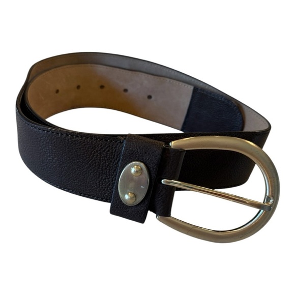 Ann Taylor D-Ring Buckle Genuine Leather Brown Trouser Belt Size Medium - Picture 12 of 13